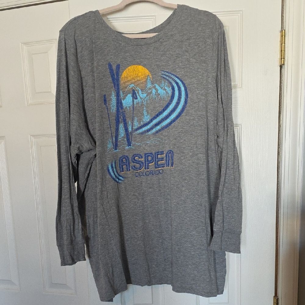 Torrid Super Soft Gray Slub Jersey size 4